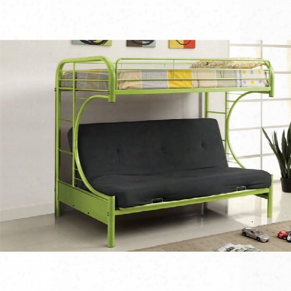 Furniture Of America Capelli Metal Loft Bed In Green