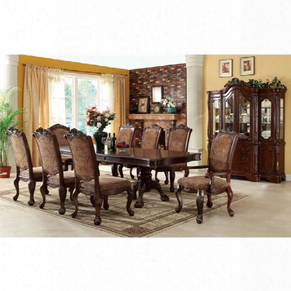 Furniture Of America Fellin 9 Piece Expandable Dining Set