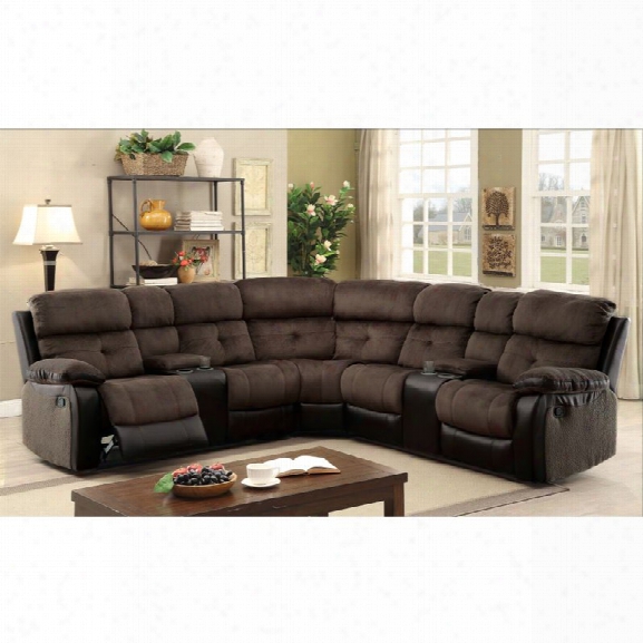 Furniture Of America Gwendalyn Recliner Sectional