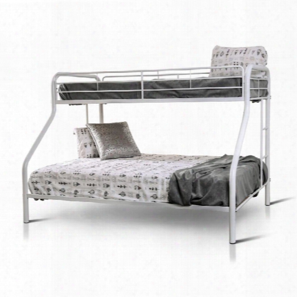 Furniture Of America Marlow Twi Nover Full Bunk Bed In White