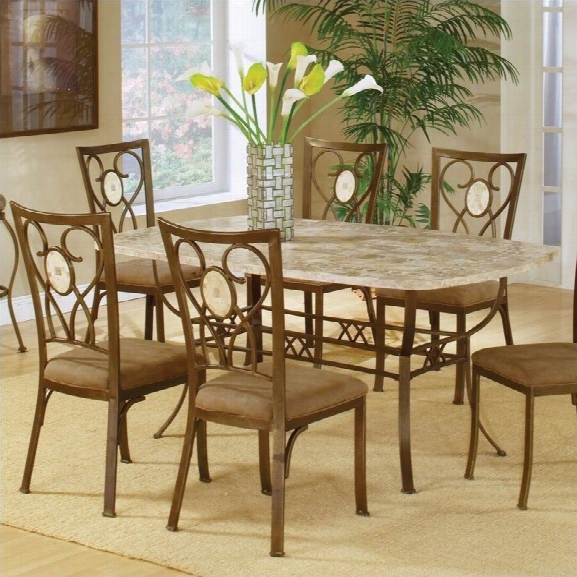 Hillsdale Brookside 5 Piece Rectangular Dining Table Set