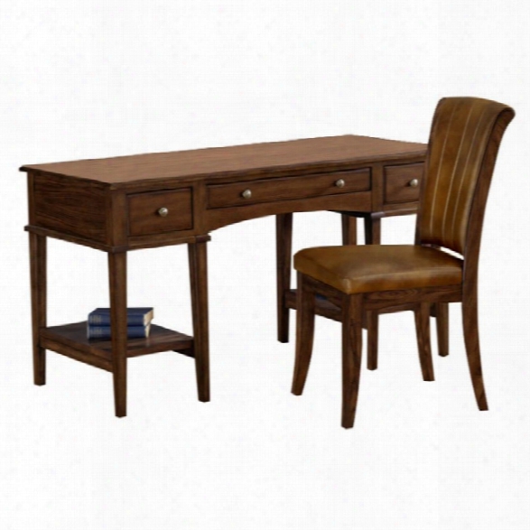 Hillsdale Gresham Desk And Chair In Cherry