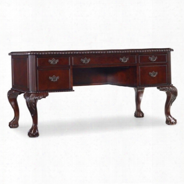 Hooker Furniture Ball And Claw Computer Desk In Dark Cherry