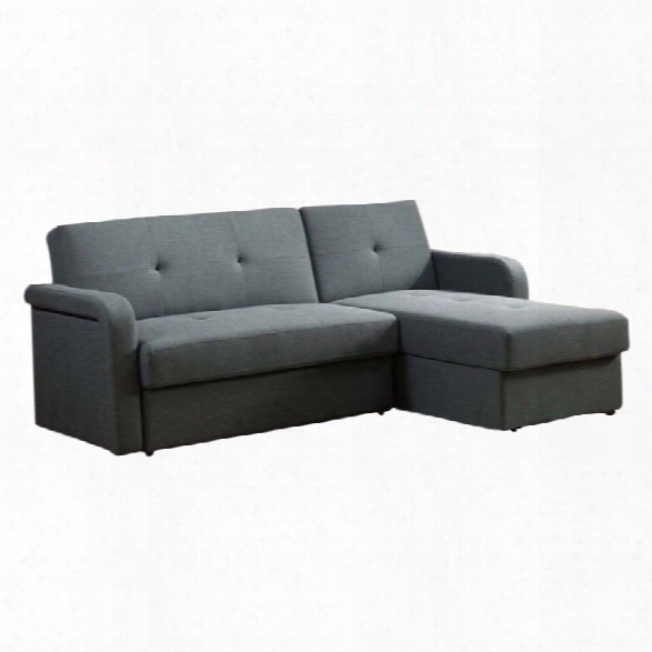 Leicestershire Fabric Sectional Sofa In Gray