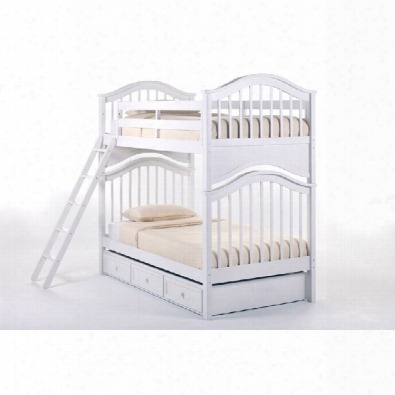 Ne Kids School House Jordan Twin Overt Win Slat Bunk Bed With Trundle