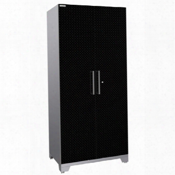 Newage Performance Plus 2.0 36 Diamond Plate Locker In Black