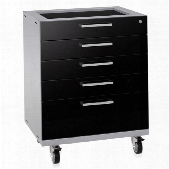 Newage Performance Plus 2.0 Mobile Tool Cabinet In Glossy Black