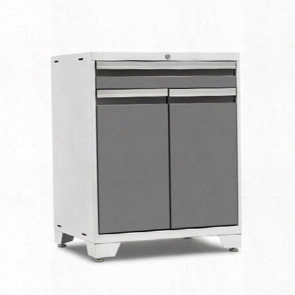 Newage Pro Series Garage Split Cabinet In White