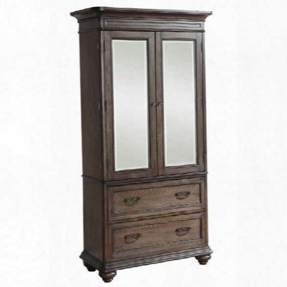 Riverside Furniture Belmeade Armoire In Old World Oak