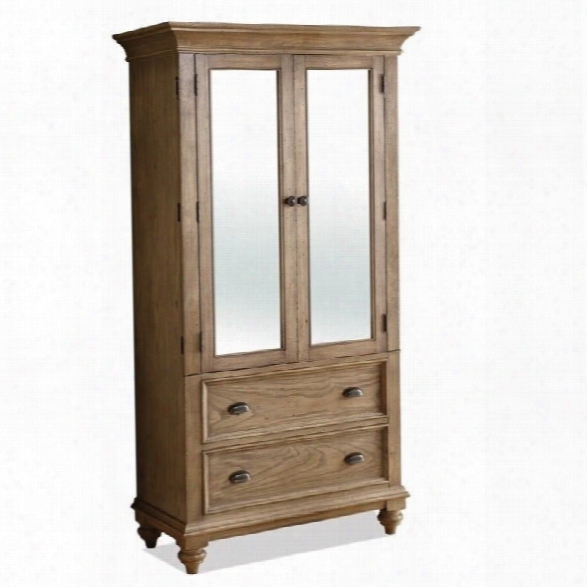 Riverside Furniture Coventry Armoire In Driftwood