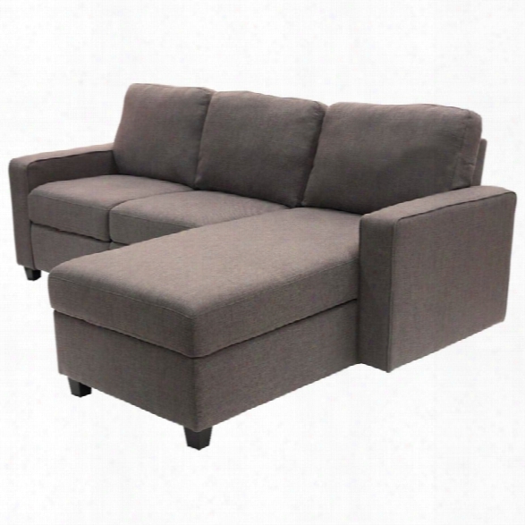 Serta At Home Palisades Right Facing Reclining Sectional In Gray