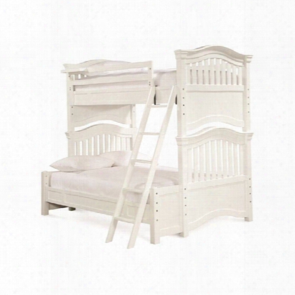 Smartstuff Classics 4.0 Twin Over Full Bunk Bed In Summer White