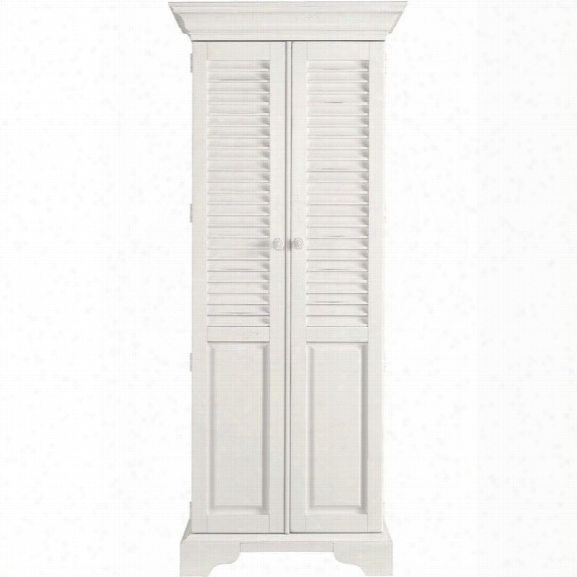 Stanley Furniture Summerhouse Utility Cabinet In Saltbox White