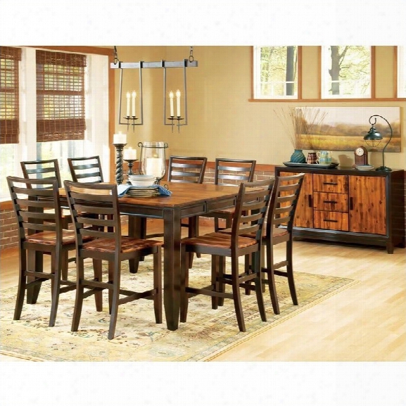 Steve Silver Company Abaco 10 Piece Counter Height Dining Set