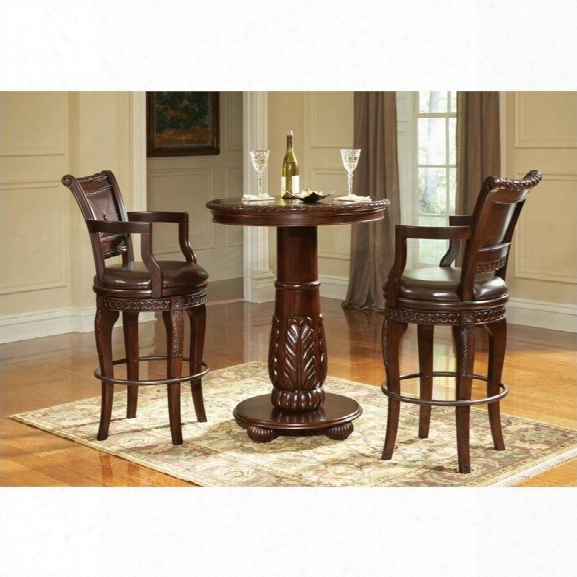 Steve Silver Company Antoinette Pub Table In Lush Cherry