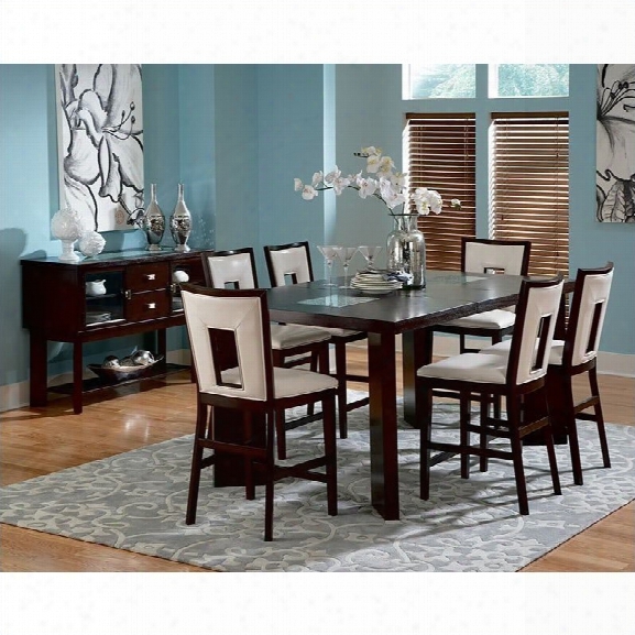 Steve Silver Company Delano 8 Piece Counter Height Dining Set
