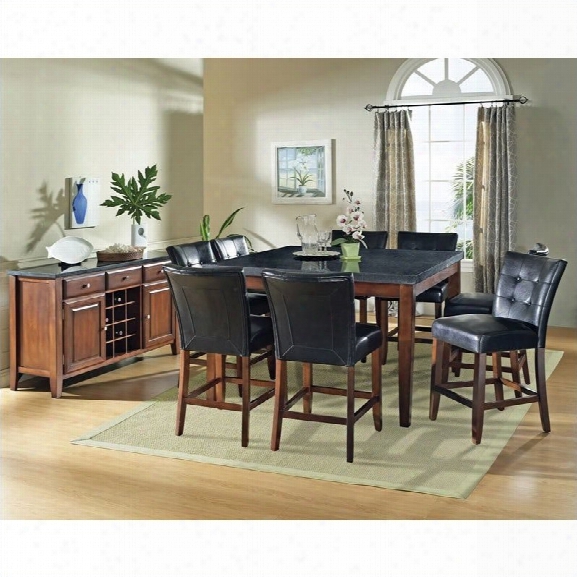 Steve Silver Company Granite Bello 10 Piece Counter Height Dining Set