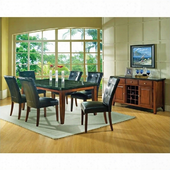 Steve Silver Company Granite Bello 8 Piece Dining Set