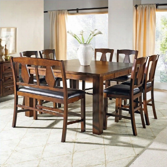 Steve Silver Company Lakewood 7 Piece Counter Height Dining Set