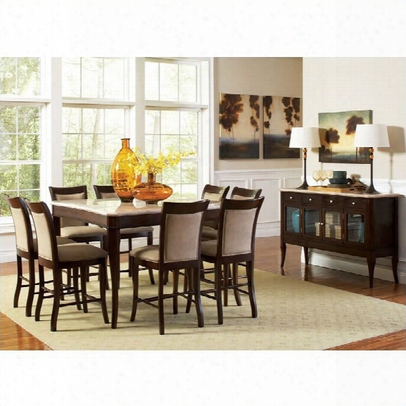 Steve Silver Company Marseille 10 Piece Counter Height Dining Set