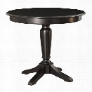 American Drew Camden Black Round Counter Height Pedestal Table