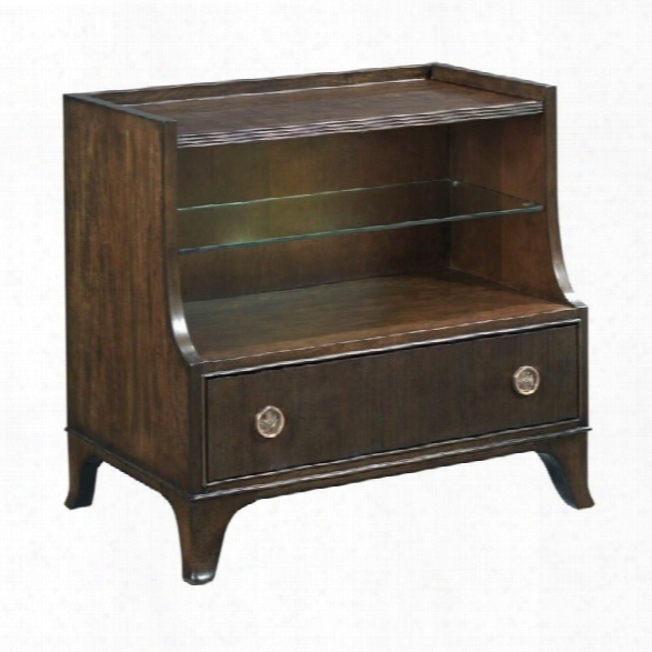 American Drew Grantham Hall Nightstand In Coffee