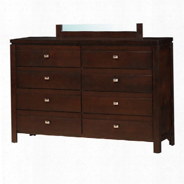 Coaster Cameron 8 Drawer Dresser In Rich Brown