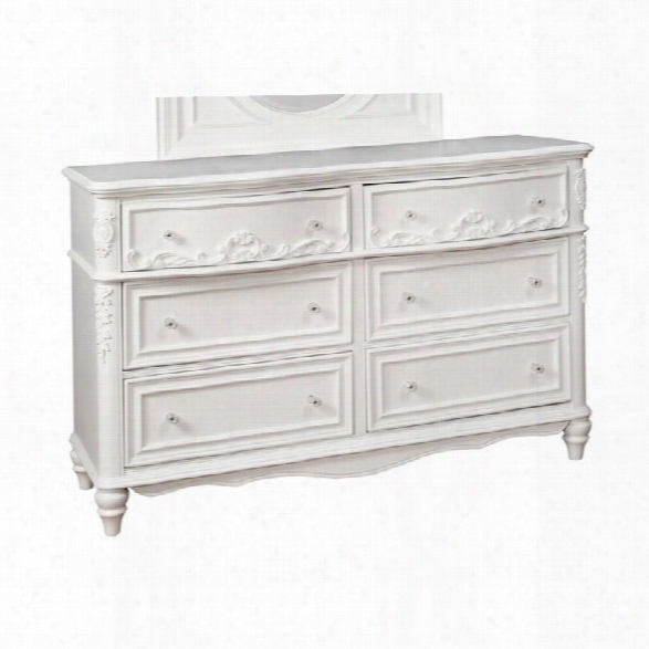 Coaster Caroline 6 Drawer Dresser In White