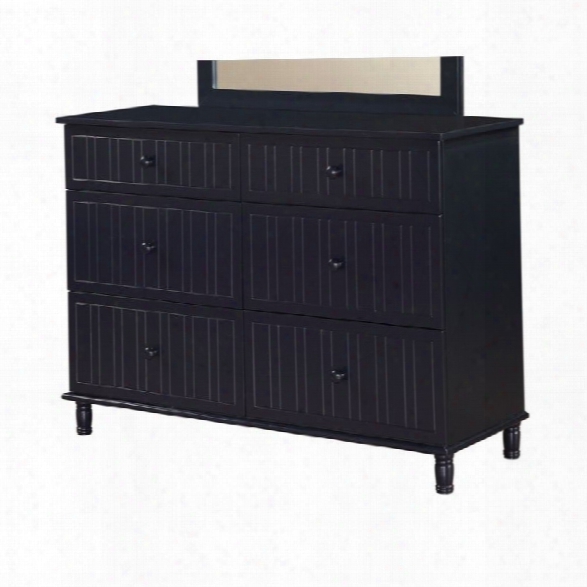 Coaster Zachary 6 Drawer Dresser In Navy Blue