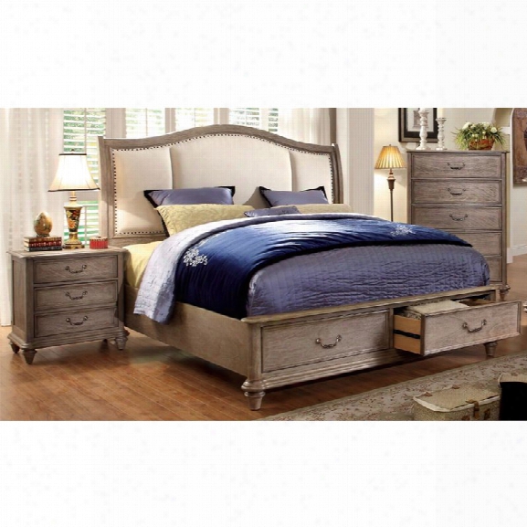 Furniture Of America Bartrand 2 Piece Panel California King Bedroom Set