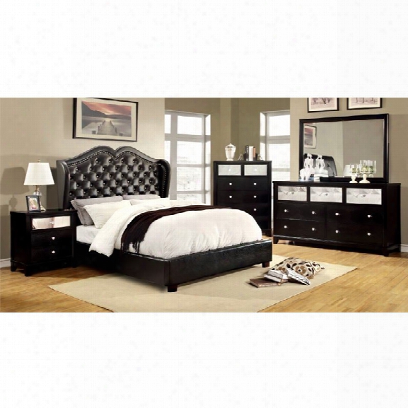 Furniture Of America Harla 4 Piece California King Bedroom Set