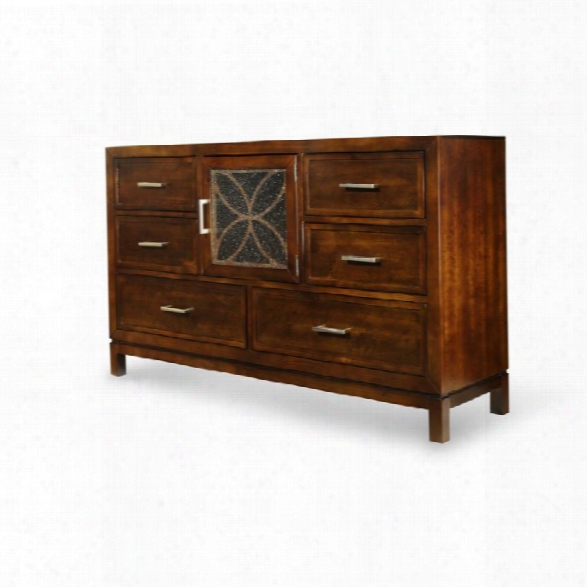 Furniture Of America Kyleigh 6 Drawer Dresser In Brown Cherry