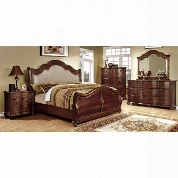 Furniture Of America Marcella 4 Piece Queen Bedroom Set