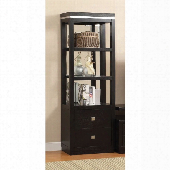 Furniture Of America Mixon 3 Shelf Bookcase In Black