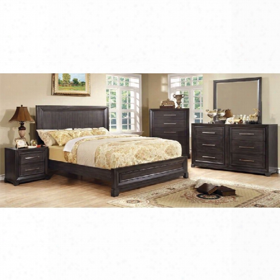 Furniture Of America Prather 4 Piece California King Bedroom Set