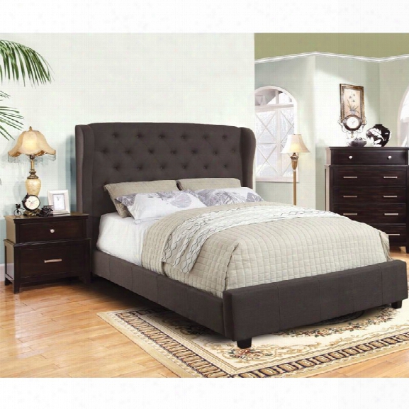 Furniture Of America Titonian 2 Piece King Bedroom Set In Gray