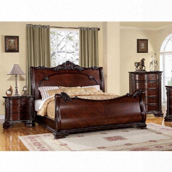 Furniture Of America Wilshire 3 Piece California King Bedroom Set