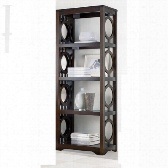 Hooker Furniture Kinsey Etagere Pier In Walnut