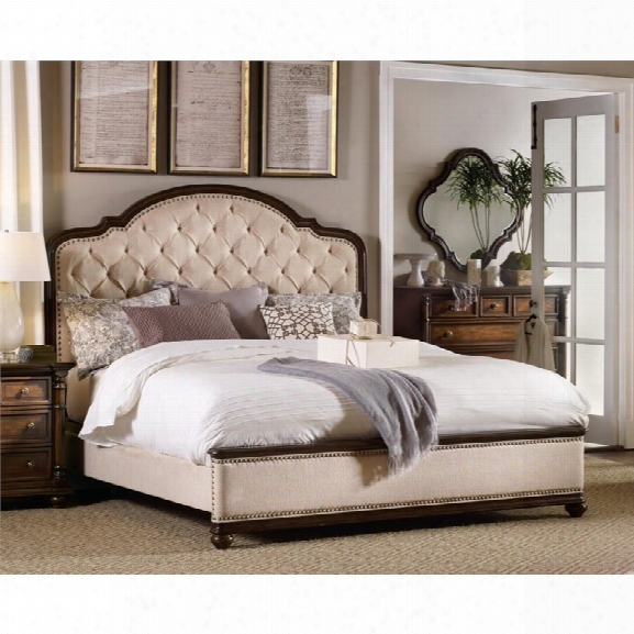 Hooker Furniture Leesburg 3 Piece Queen Upholstered Beds Et In Mahogany