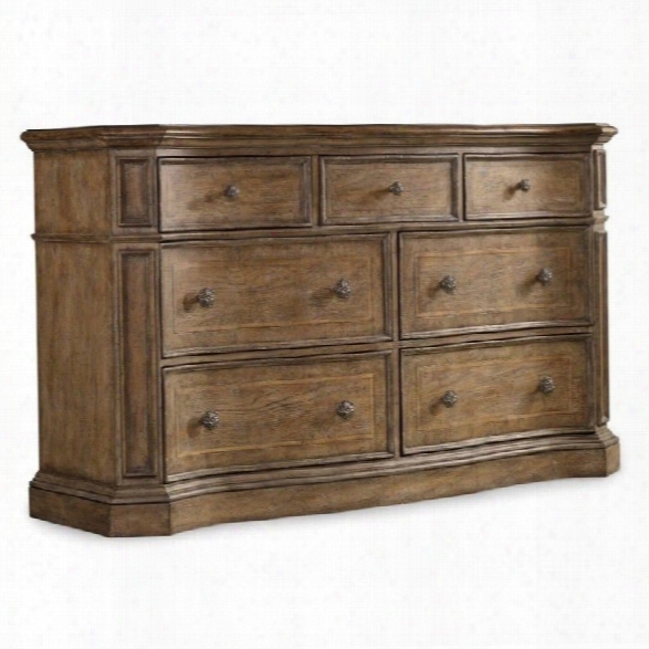 Hooker Furniture Solana 7-drawer Dresser In Light Oak