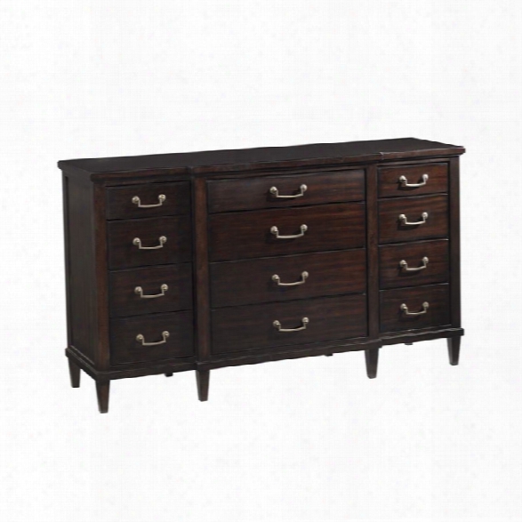 Lexington Kensington Place Baldwin 12 Drawer Triple Dresser In Brown