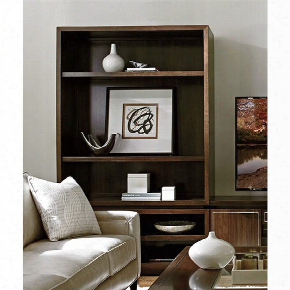 Lexington Macarthur Park Thurston 8 Shelf Bookcase In Brown