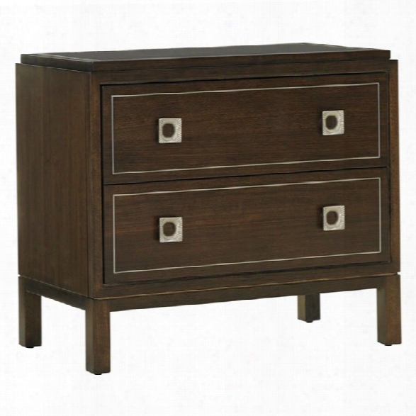 Lexington Macarthur Park Weyburn 2 Drawer Nightstand In Mocha Brown