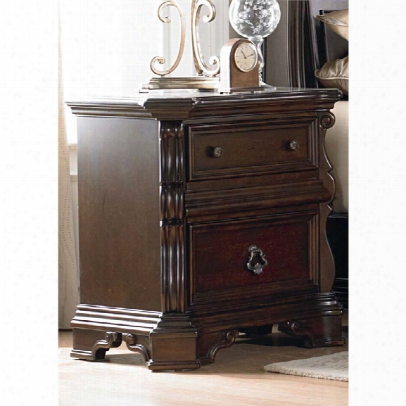 Liberty Furniture Arbor Place Nightstand In Brownstone