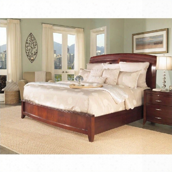 Modus Brighton Wood Storage Bed 3 Piece Bedroom Set In Cinnamon