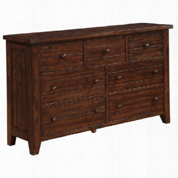 Modus Furniture Cally Dresser In Medium Brown