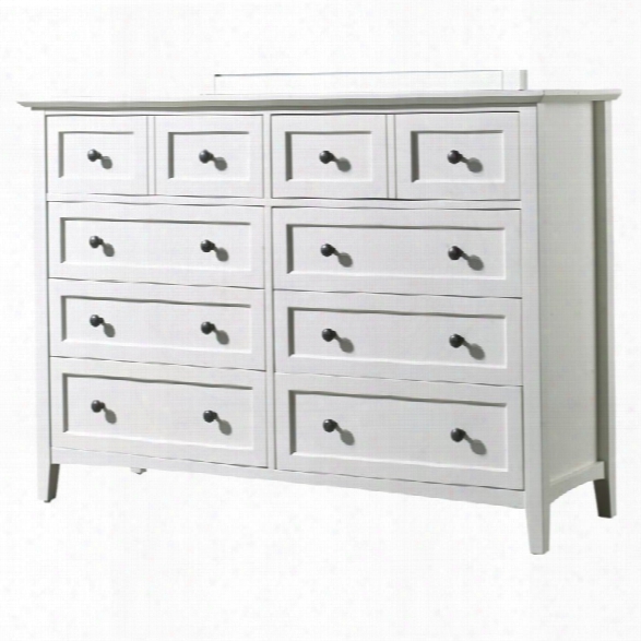 Modus Paragon 8 Drawer Dresser In White