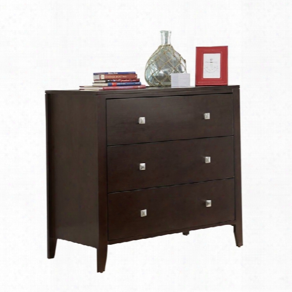 Ne Kids Pulse 3 Drawer Dresser In Chocolate