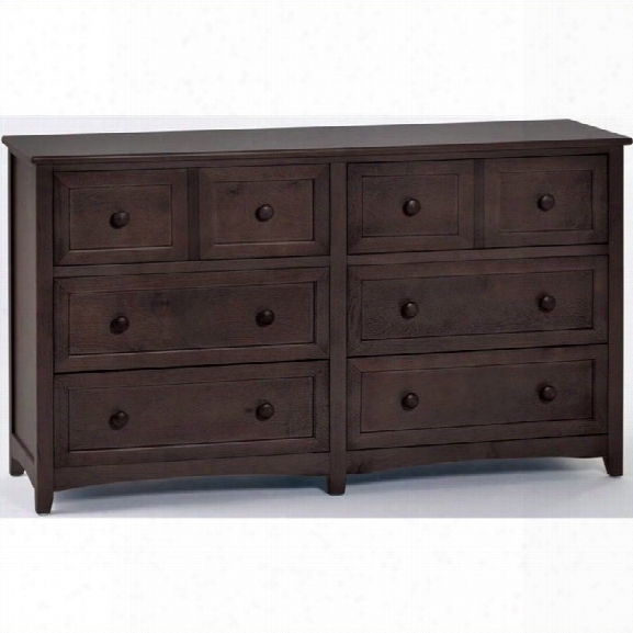 Ne Kids School House 6 Drawer Dresser In Chocolate