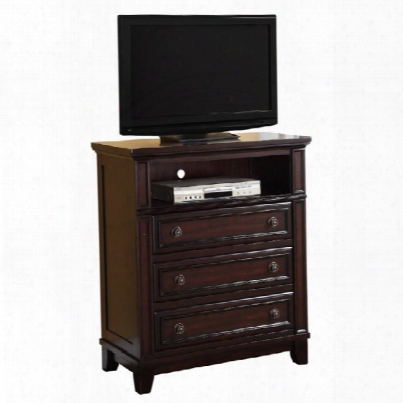 Picket House Furnishings Harland Media Chest In Espresso